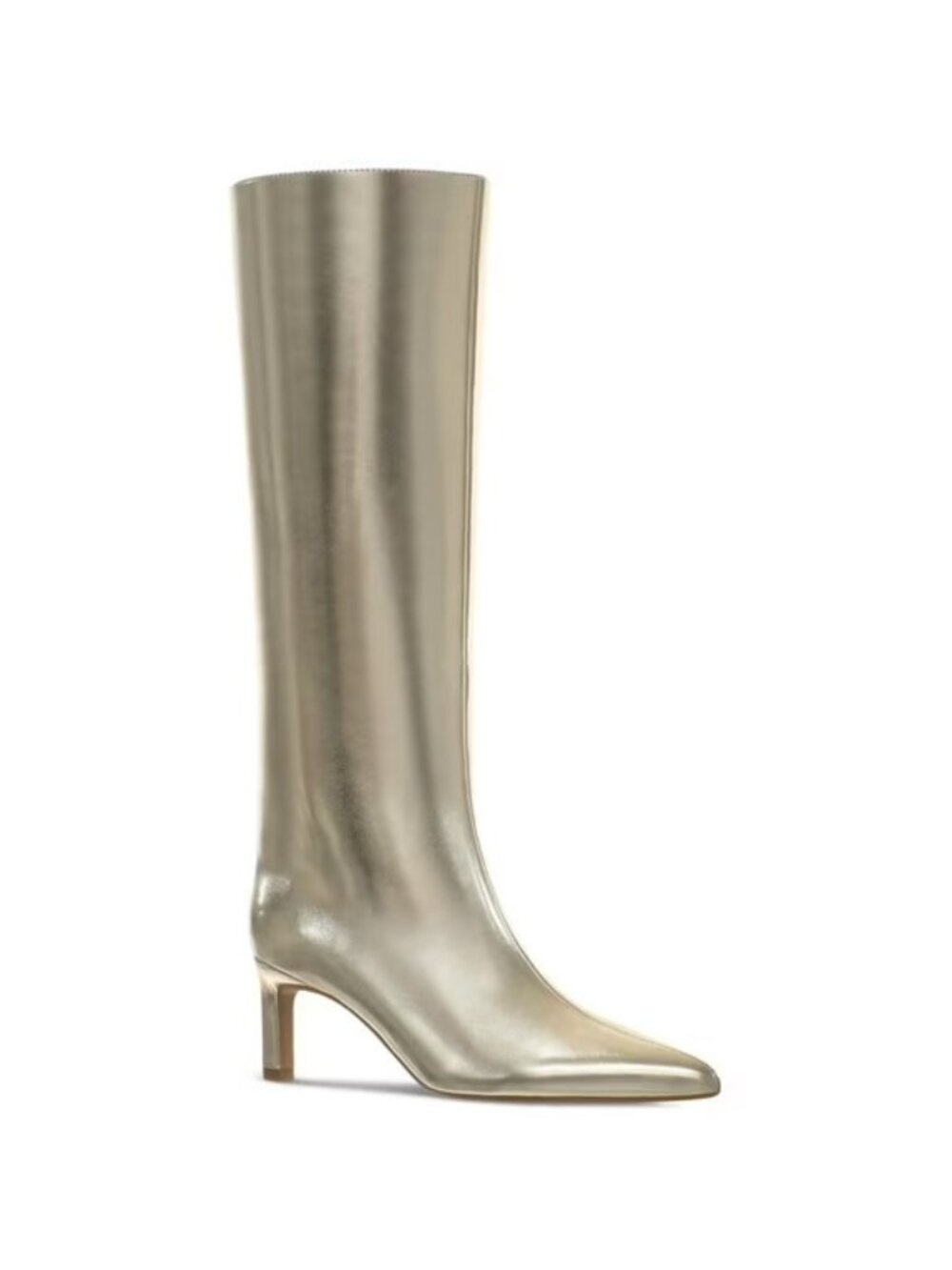 On 34th Rachelle Stovepipe Knee High Boots Gold Size 10 MSRP $129